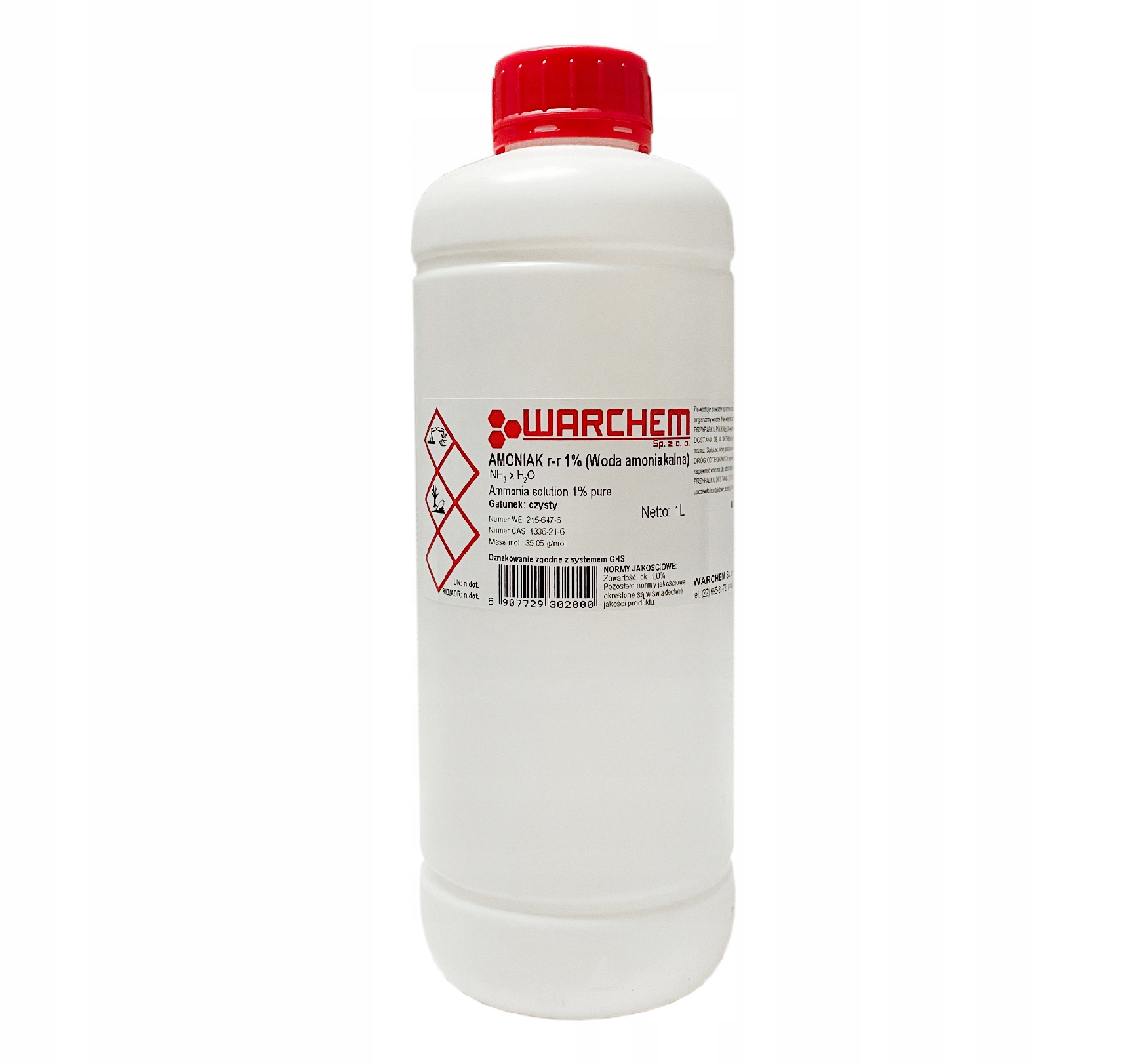 

Woda Amoniakalna 1% (amoniak r-r 1%) 1L