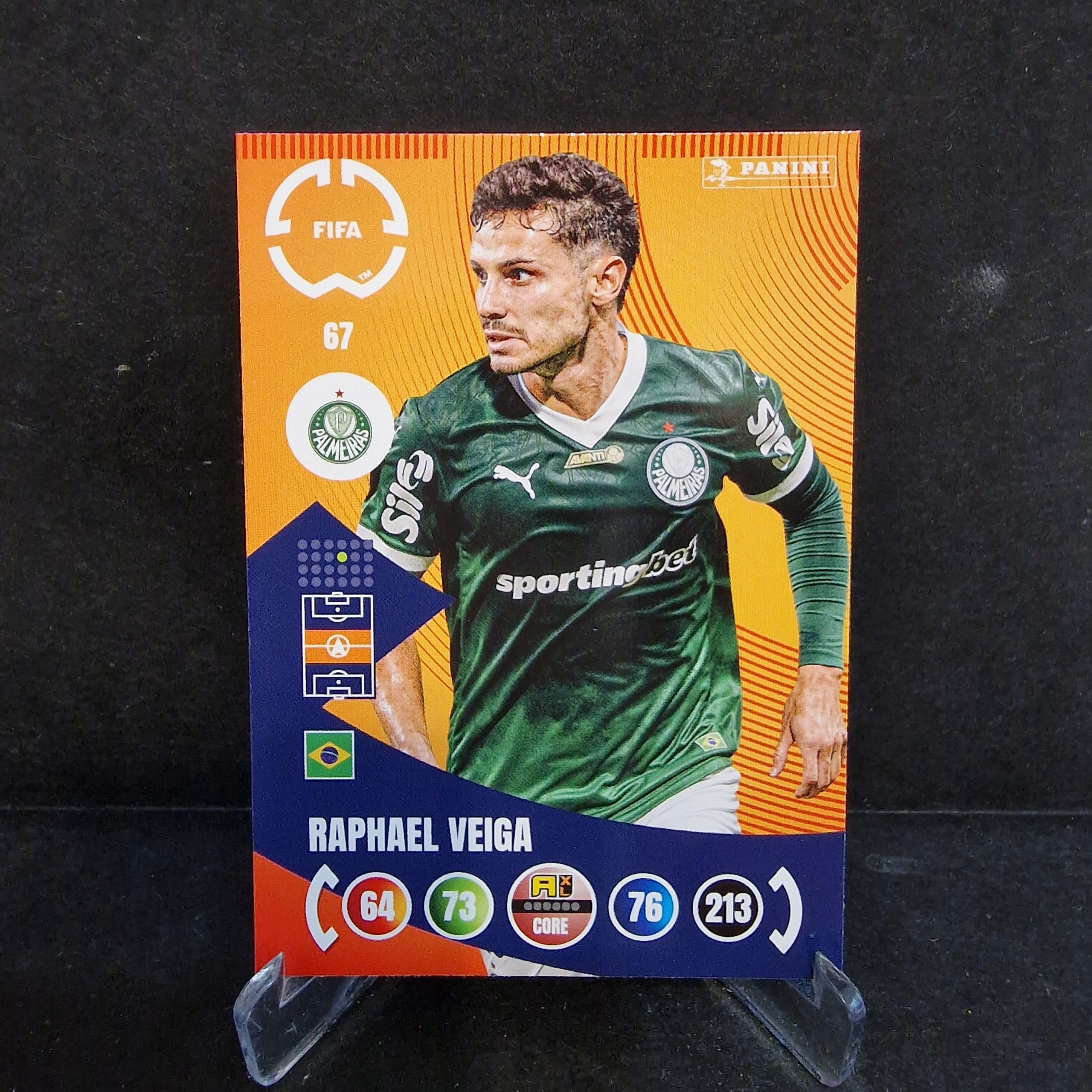 2025 Panini Fifa Club World Cup Raphael Veiga Palmeiras /K34