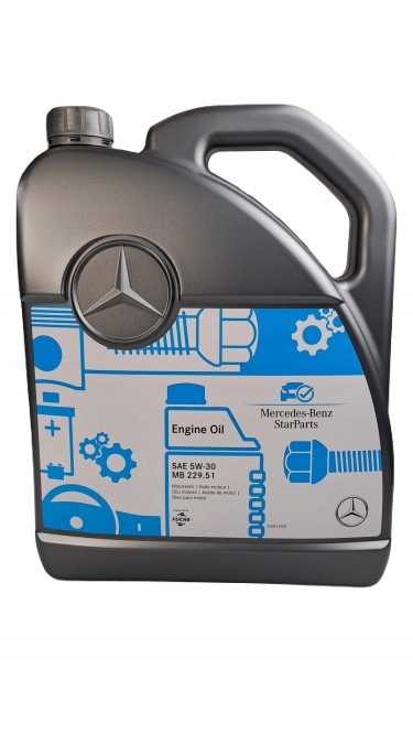 Olej Silnikowy Mercedes Mb 229.51 5W-30 5L Od Dealera