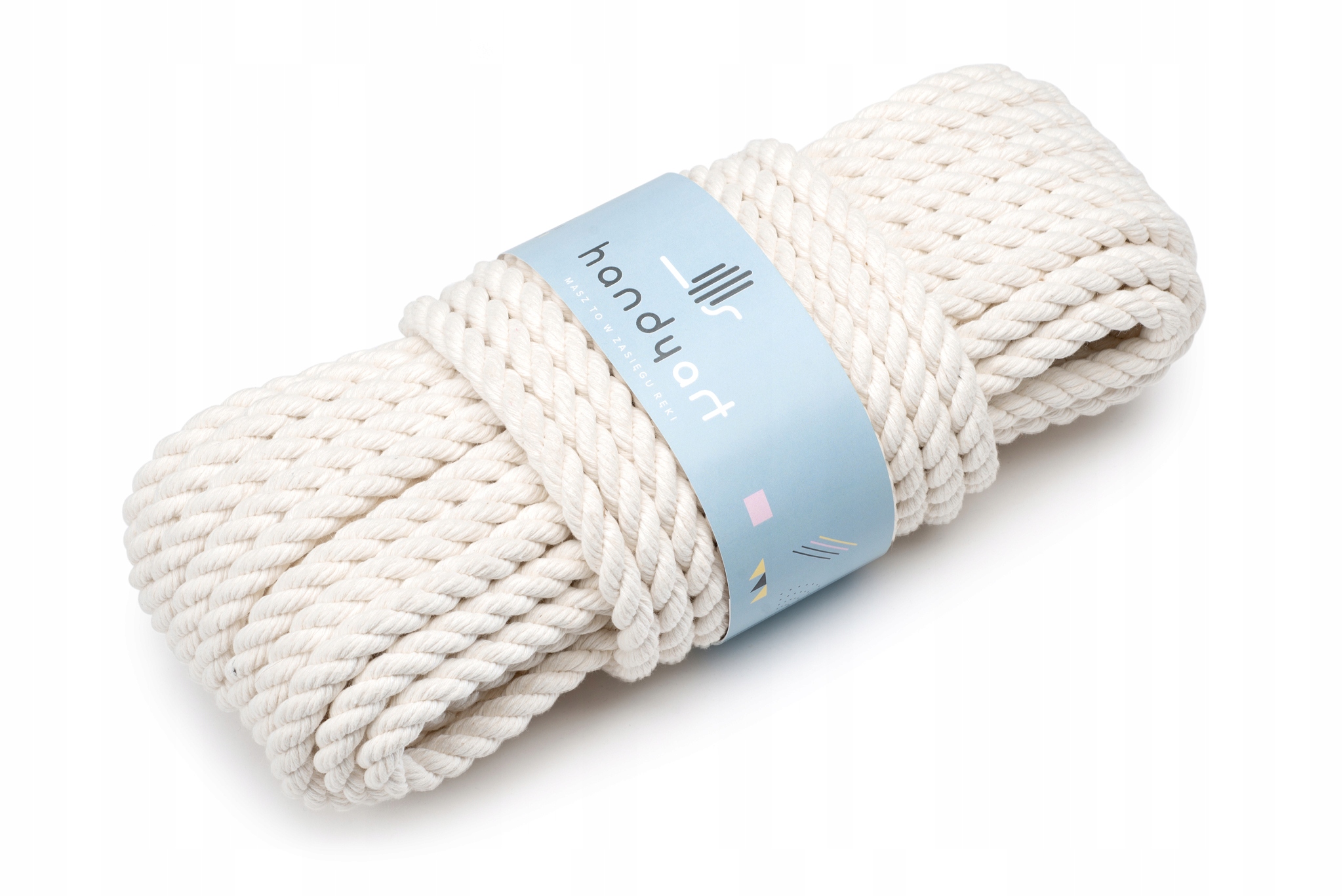 Linka LINA BAWEŁNIANA NATURALNA dekoracyjna ozdobna 12mm 20mb