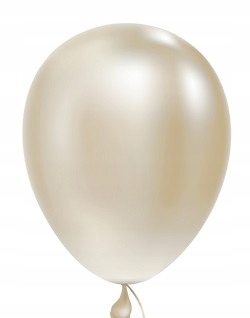 Balony ROSE GOLD PERŁOWE hel METALICZNE 25 szt. Materiał lateks