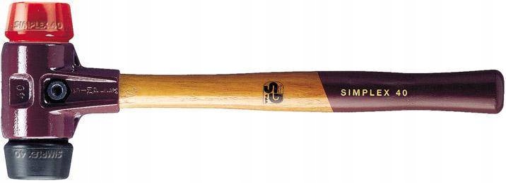 Brukařské kladivo pro dlažební kostky 50 mm Simplex Gumové plastové