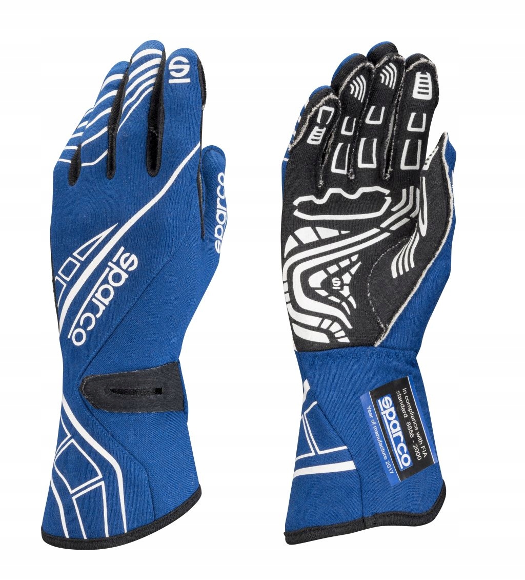 Rękawice Sparco Lap RG-5 Niebieskie rozmiar 8/XS