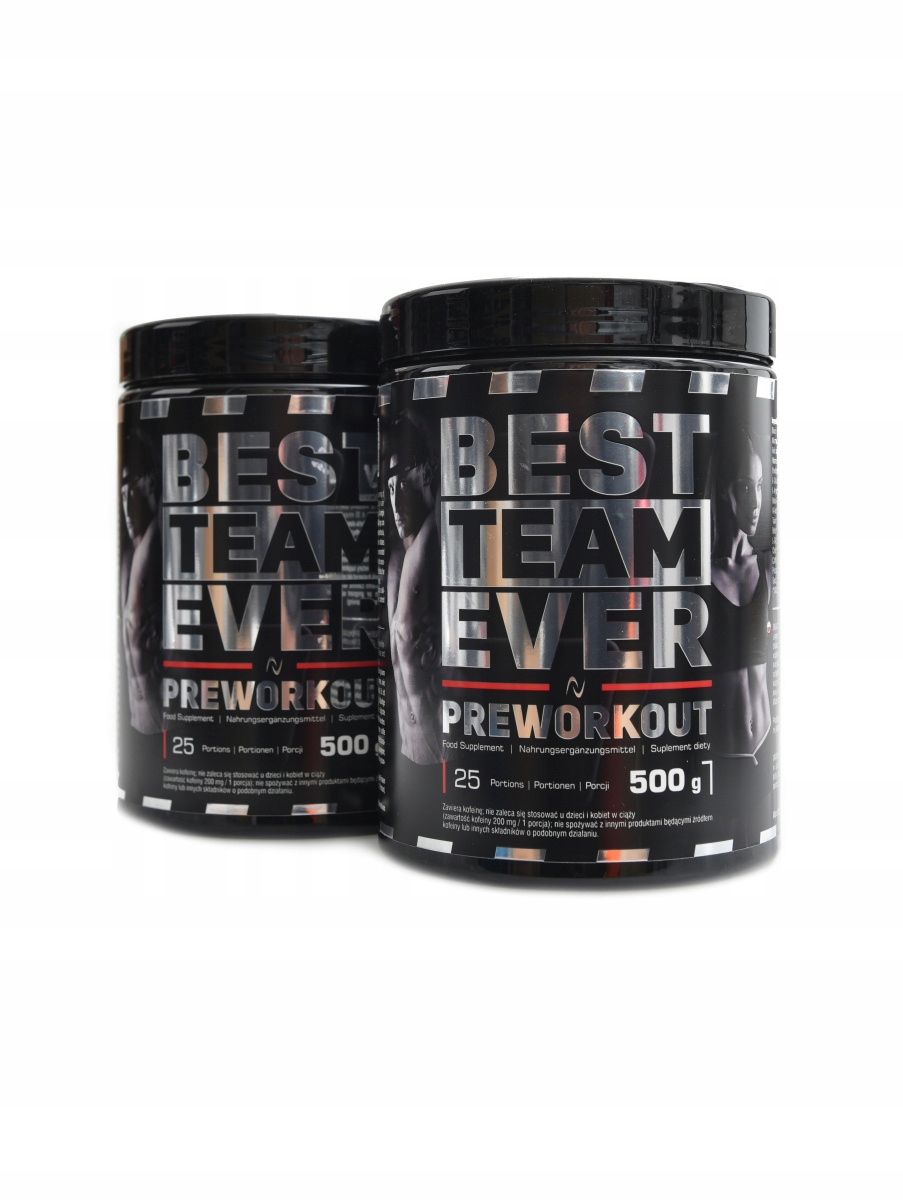 nutrition Best team ever preworkout 2 x 500 g pomeranč ekonomy pack
