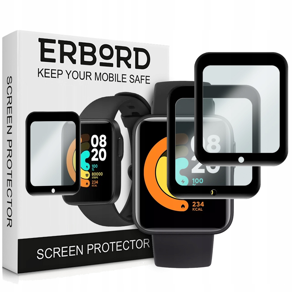 

2x Szkło Hybrydowe Erbord Do Xiaomi MI Watch Lite