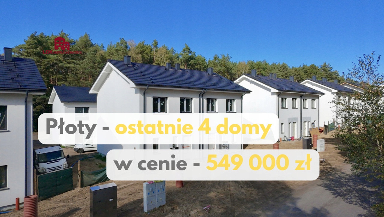 Dom, Płoty, Czerwieńsk, Zielonogórski, 73 m²