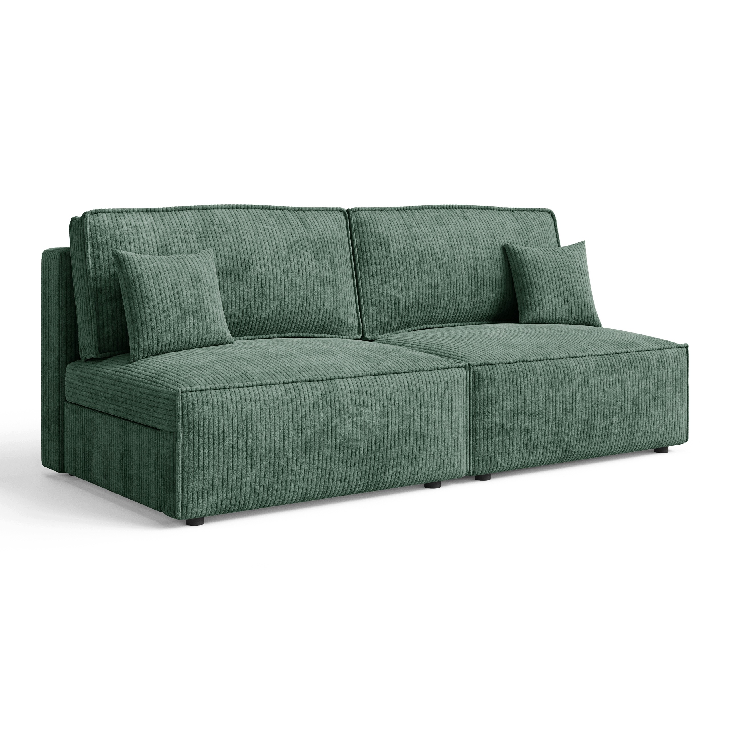 Nowoczesna sofa Aron S Mini do salonu Rozkładana Tkanina Poso 14