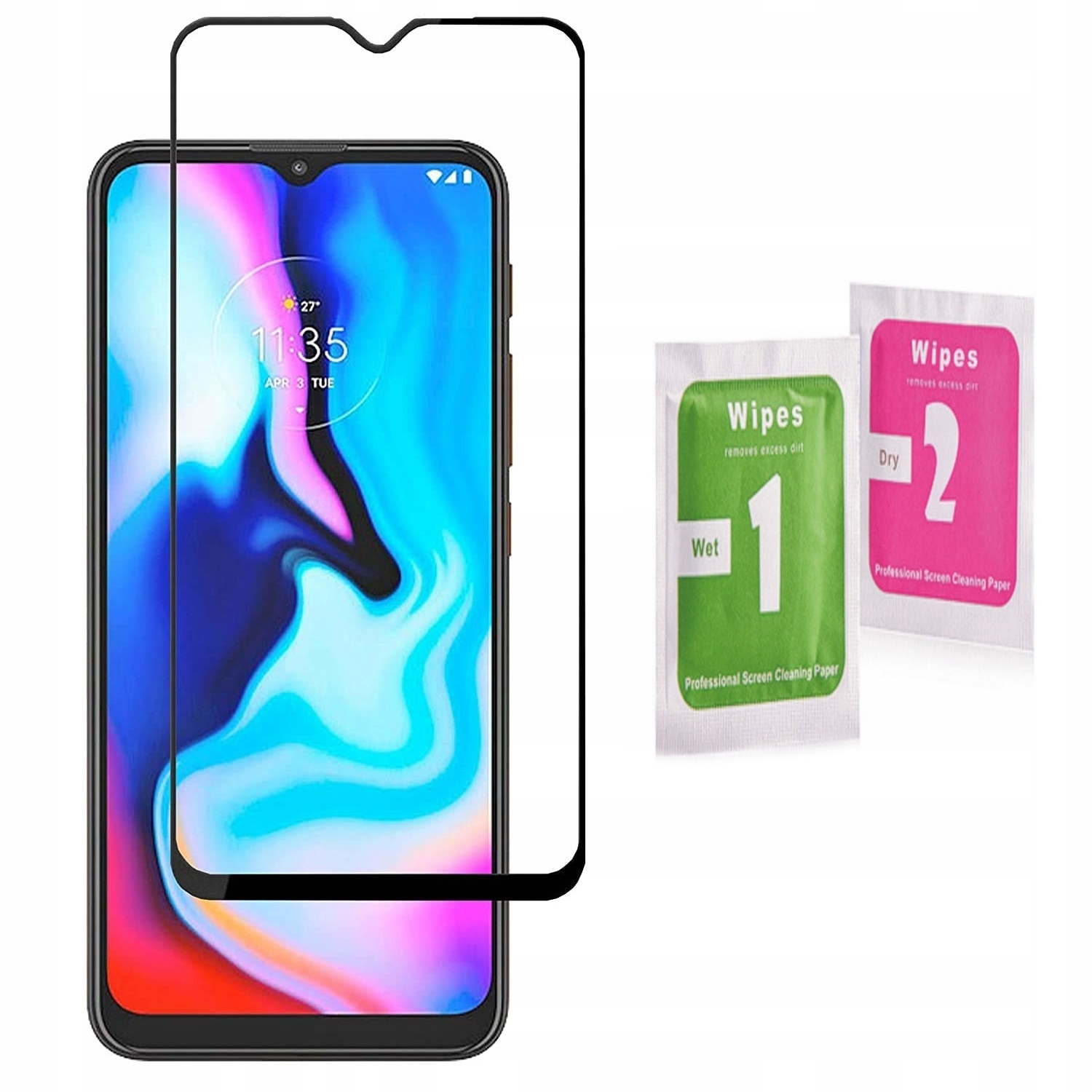 

Szkło Full Glue Cover 5D do Moto E7 Plus /G9 Play