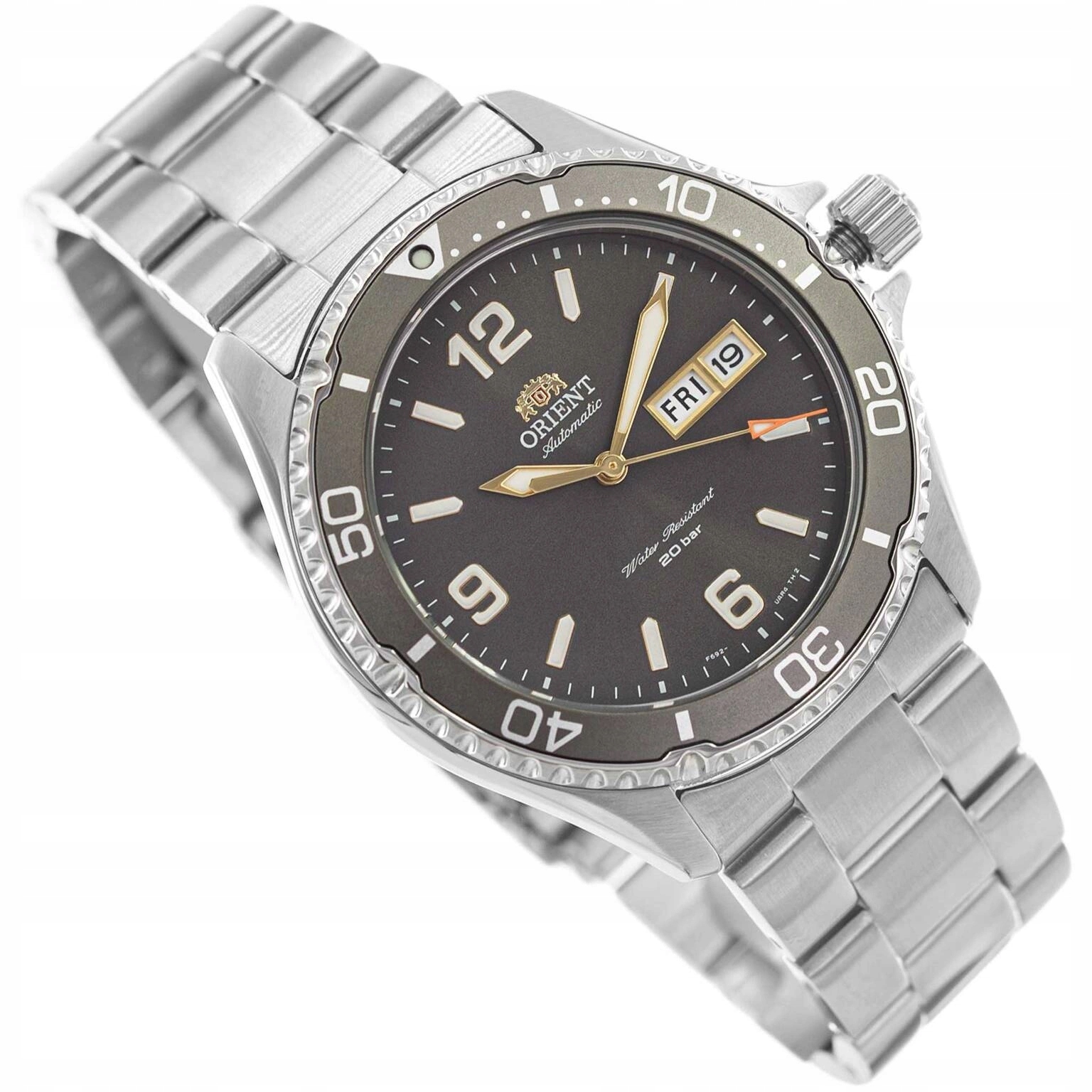 Pánské Hodinky Orient RA-AA0819N39B Mako III Kamasu Automatic Stříbrné 20BAR