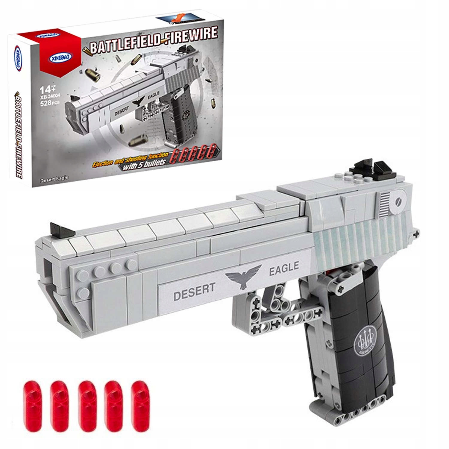 

Klocki Konstrukcyjne Pistolet Desert Eagle XB24004