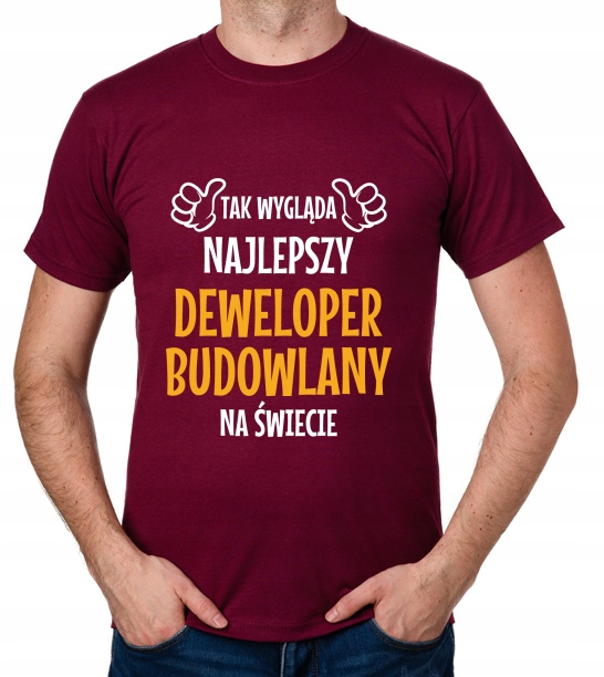 

koszulka Najlepszy Deweloper Budowlany prezent