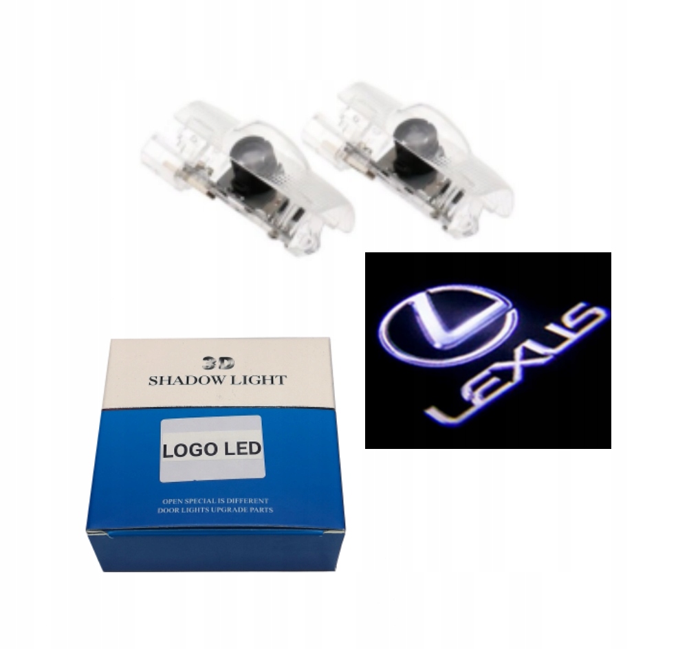 PROJEKTOR LED DRZWI LEXUS RX GS LX komplet 2szt