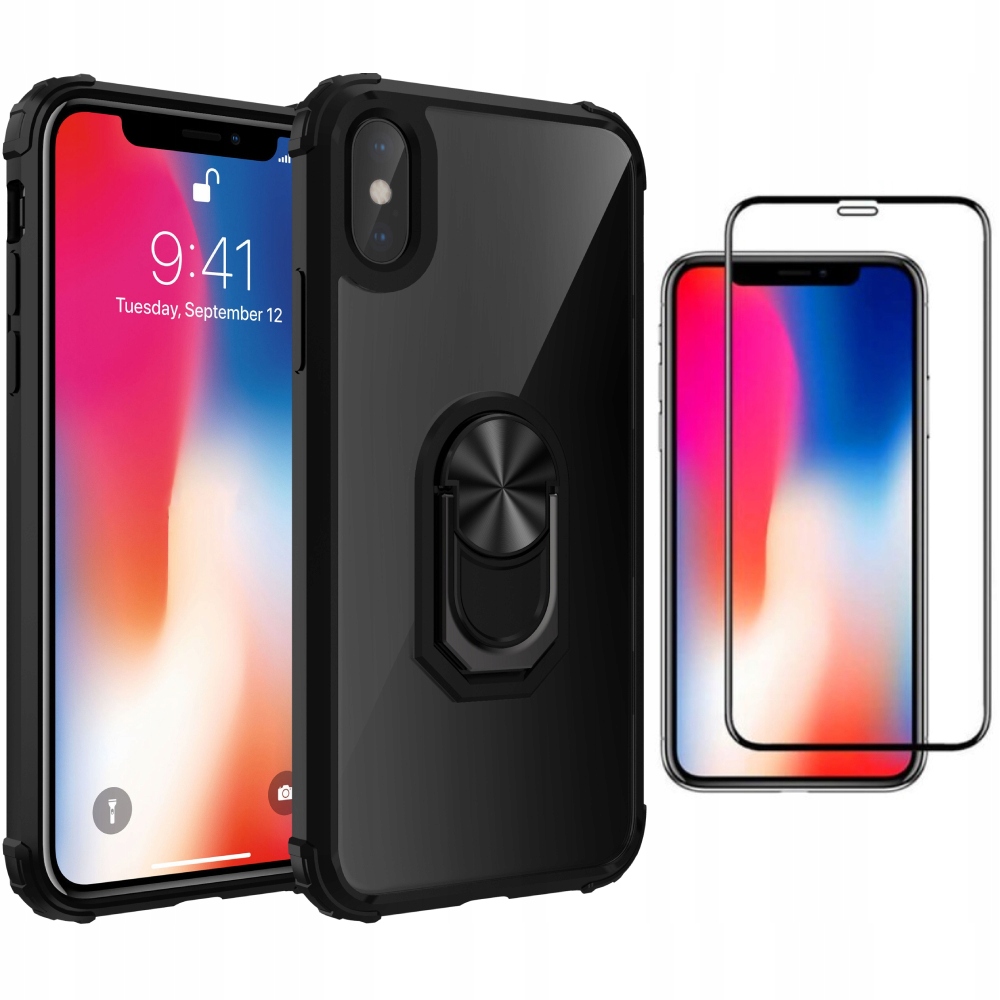 

Etui Pancerne Air Ring Do Iphone X / Xs + Szkło