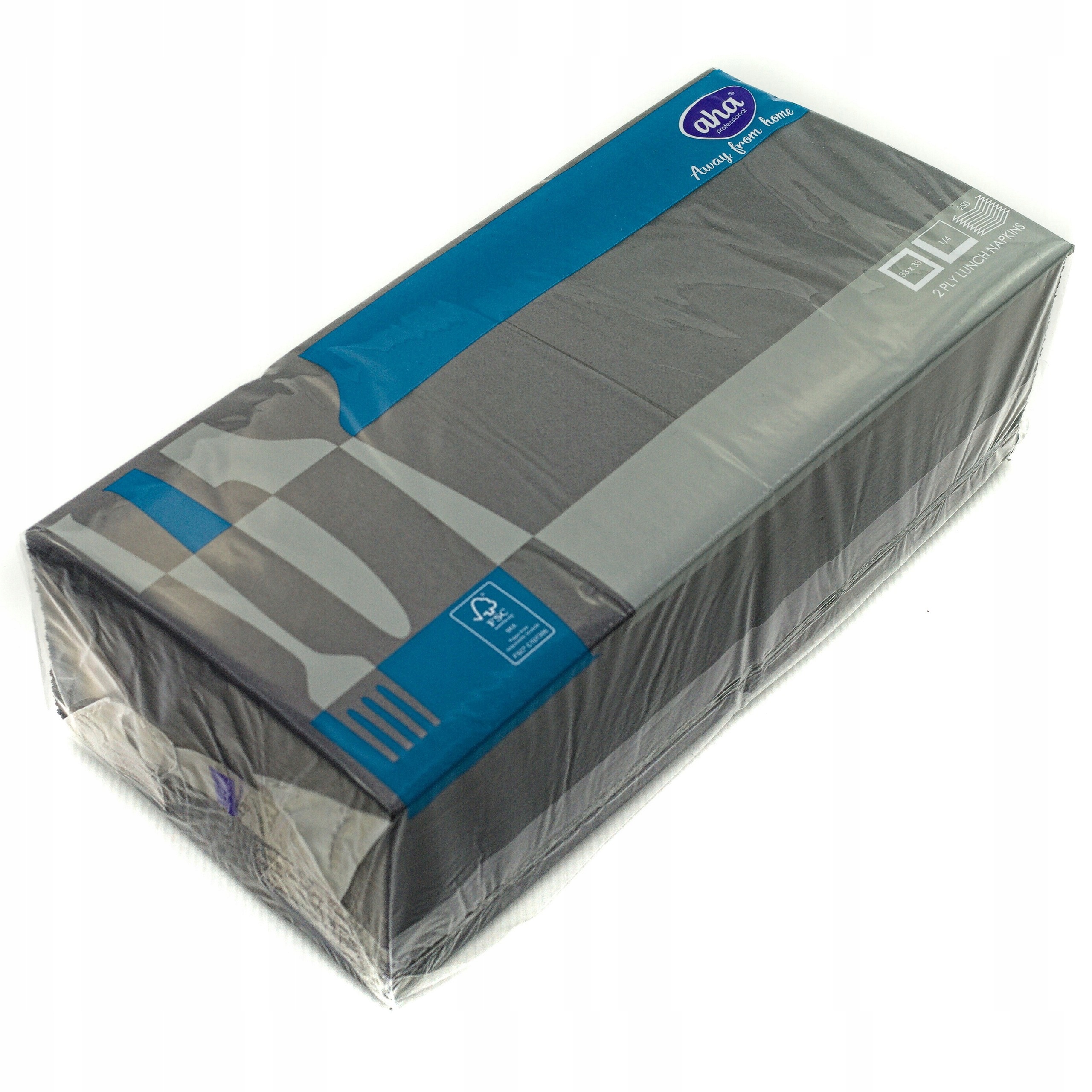 

Serwetki Papierowe 33x33 cm 2w Czarne 250szt Aha