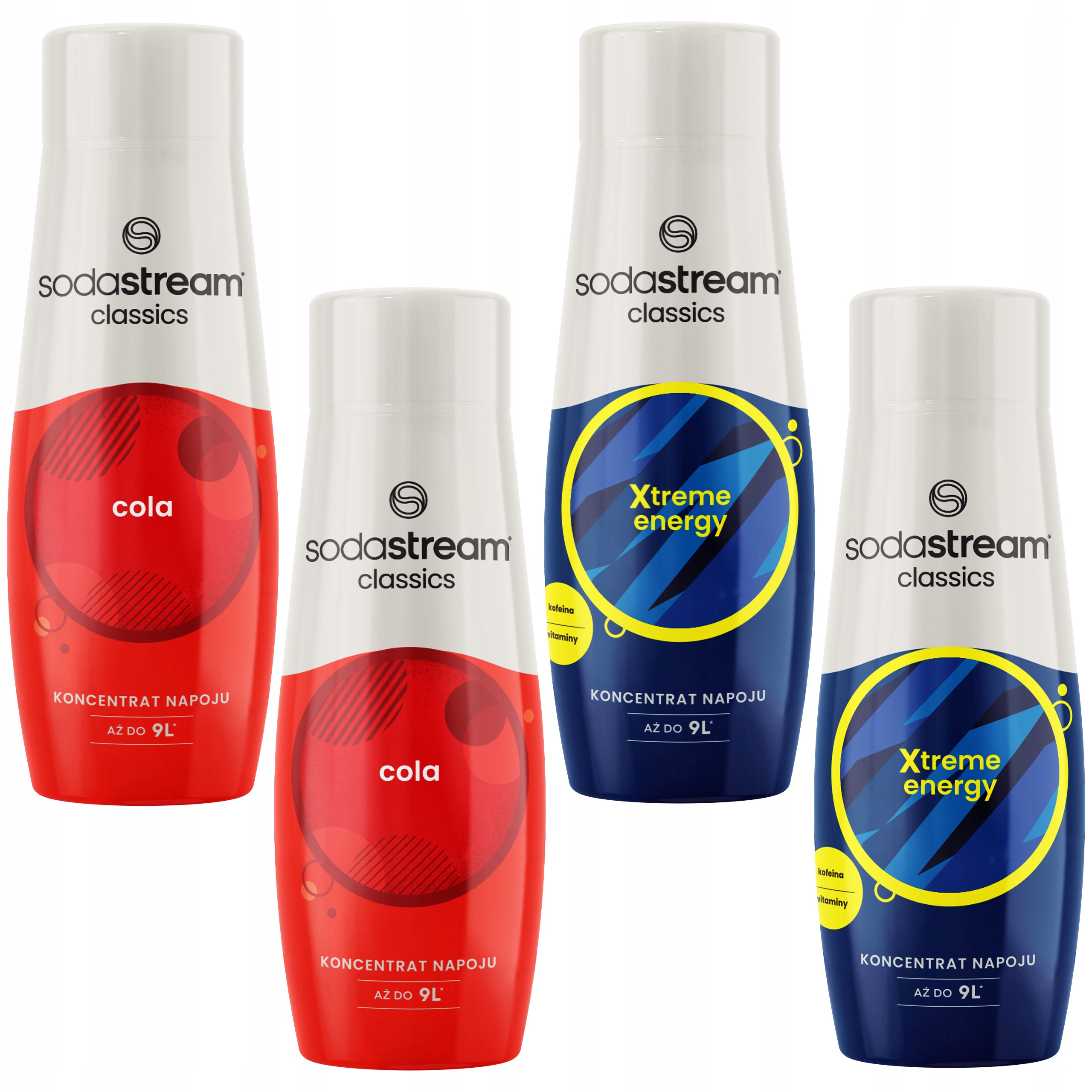 Levně Sodastream Sada koncentrátů 2x Cola 2x Energy