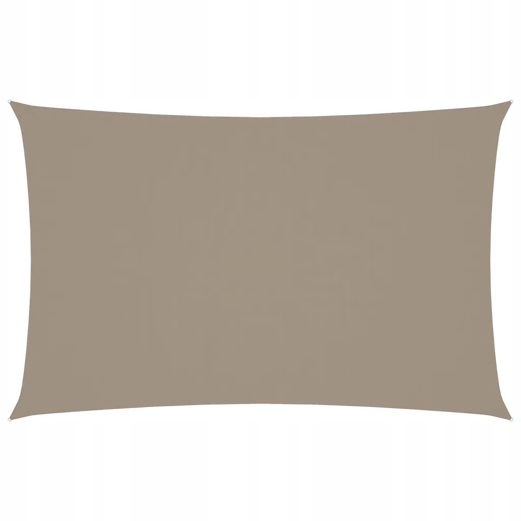Sluneční a dešťová plachta Oxford Pu, taupe, 2,5 x 5 m