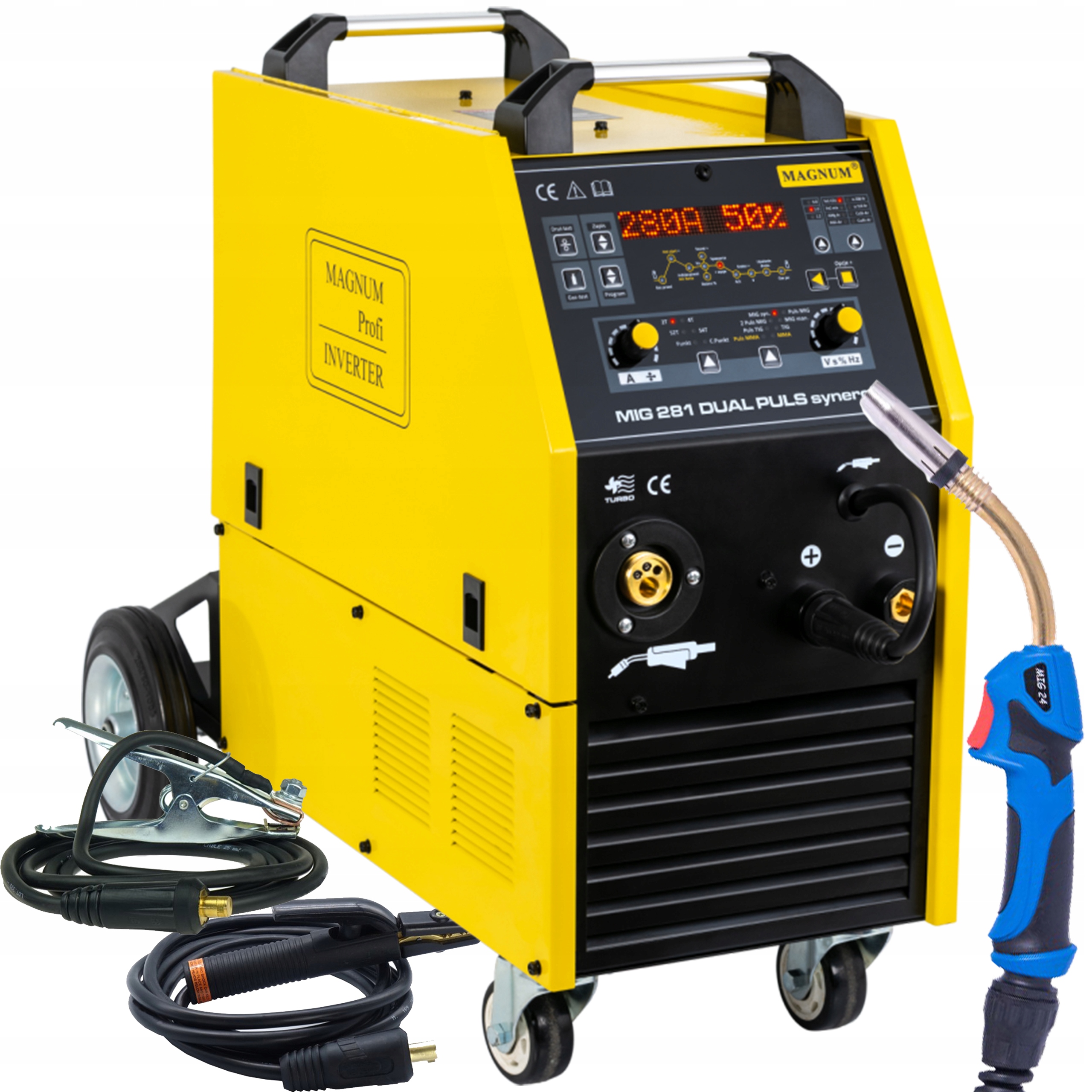 Magnum Mig 281 Dual Puls Synergia 280A Spawarka Mig Mma