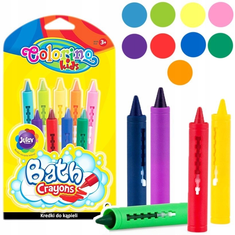 

Kredki do kąpieli Colorino