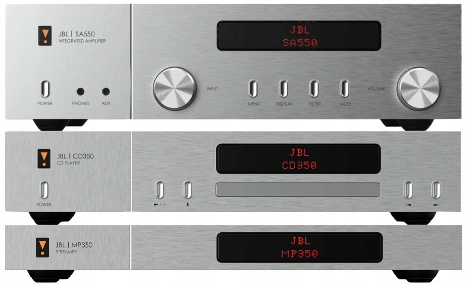 Jbl SA550 Zesilovač CD350 Přehrávač MP350 Streamer Vynikající Sada