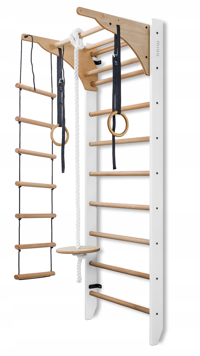 Zestaw Biała drabinka gimnastyczna dla Twojego dziecka