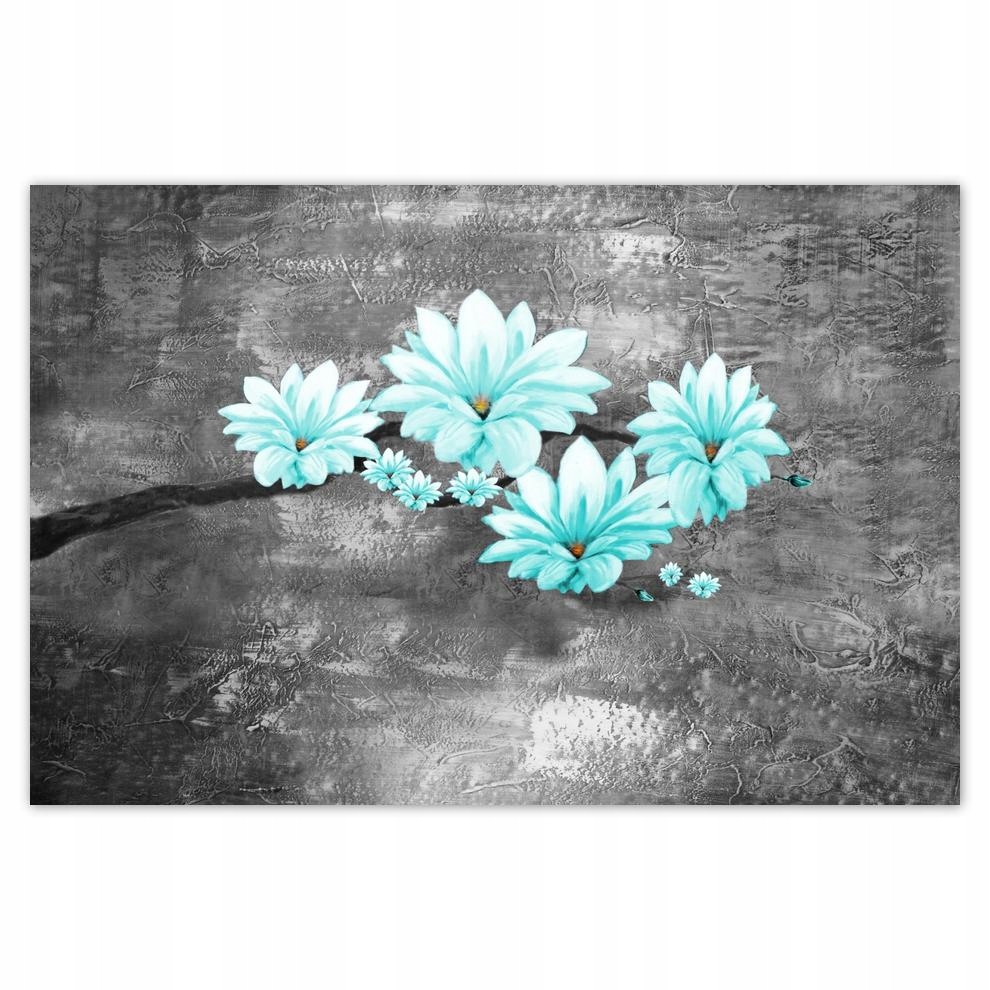 

Plakat 93x62 Turkusowe magnolie