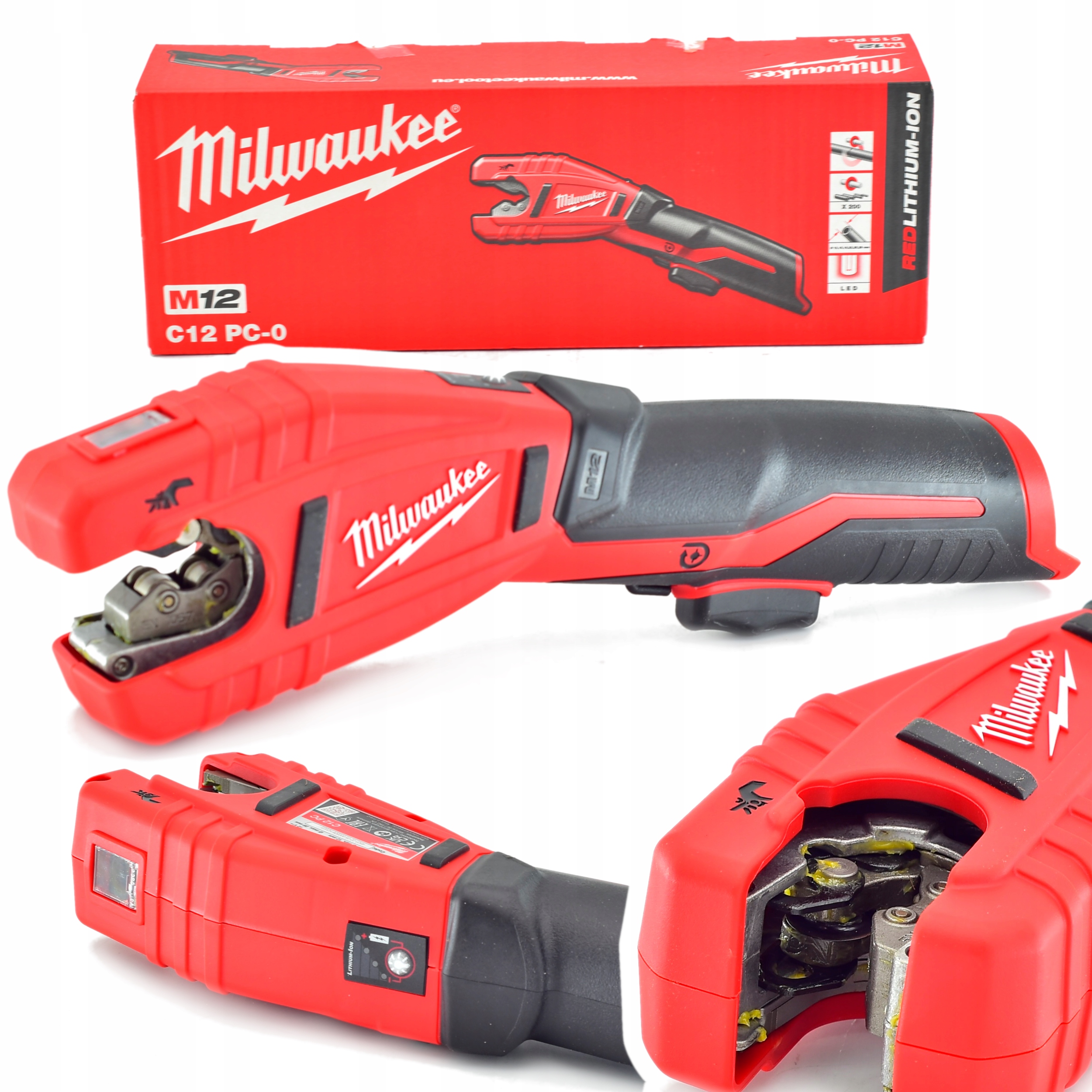Nůžky na stříhání trubek C12PC-0 Milwaukee 12-28MM 4933411920 M12 PC-0
