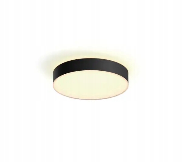 Lampa sufitowa Philips Hue White Ambiance Enrave średnia Czarna