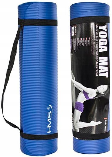 

Mata Do Ćwiczeń Fitness Jogi Hms Blue Gruba 1 cm
