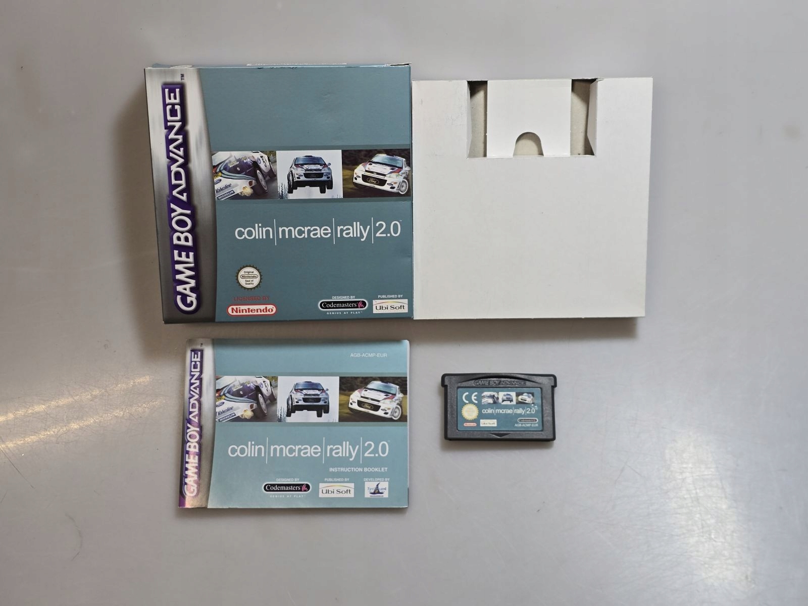 Colin Mcrae Rally 2.0 GBA Nintendo Game Boy Advance pudełkowa