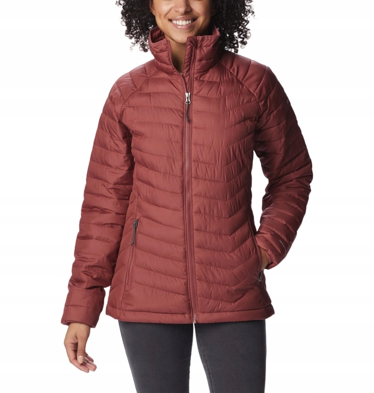 Dámská červená bunda Columbia Powder Lite Jacket 1699061679 Xs
