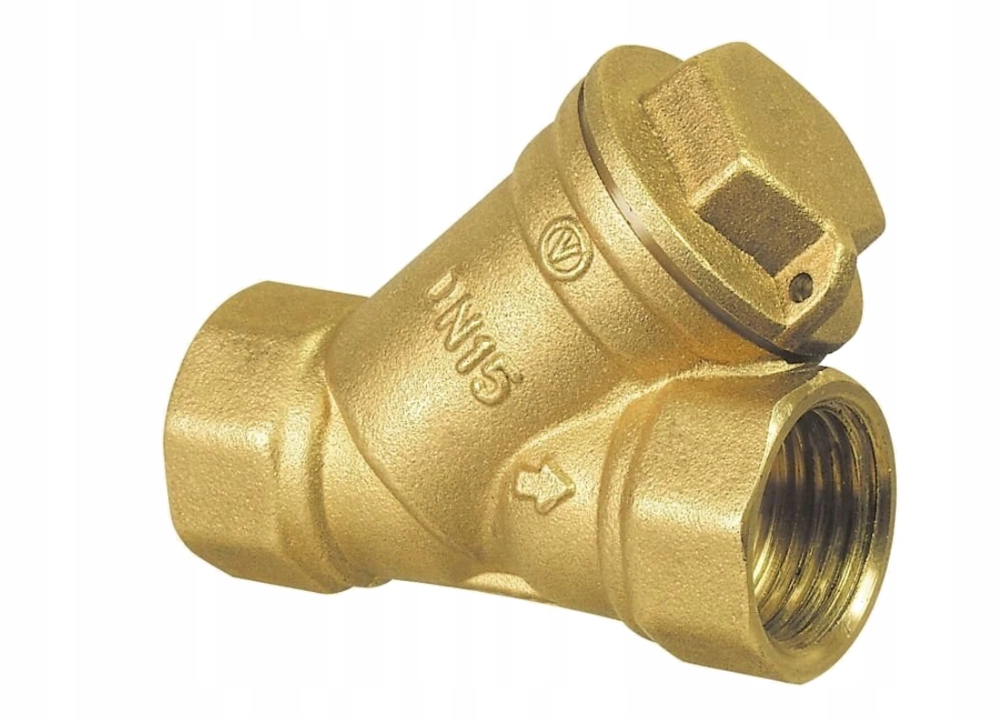 FILTR SIATKOWY SKOŚNY 1/2" DO WODY