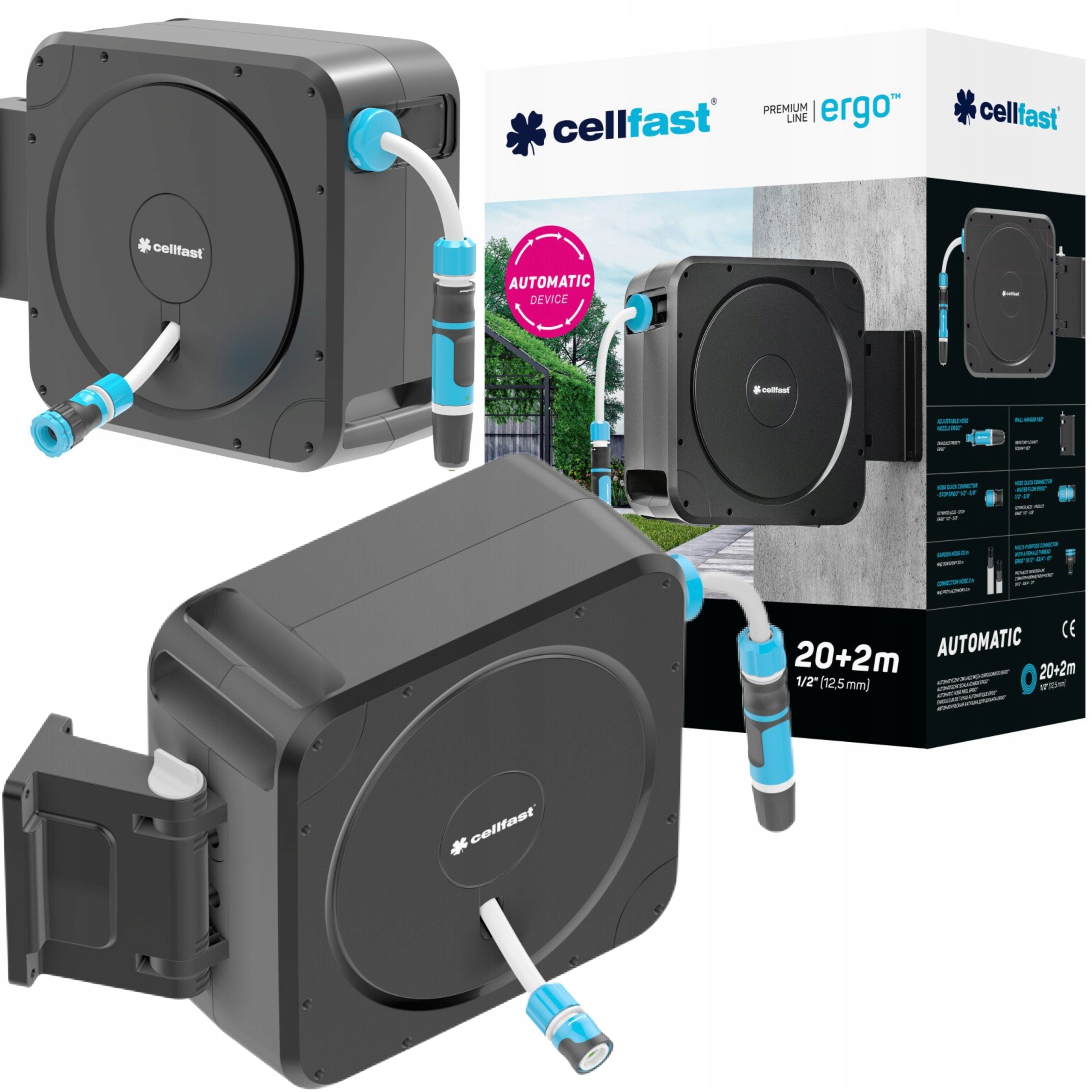 Cellfast Automatický Navíjač Záhradnej Hadice Ergo