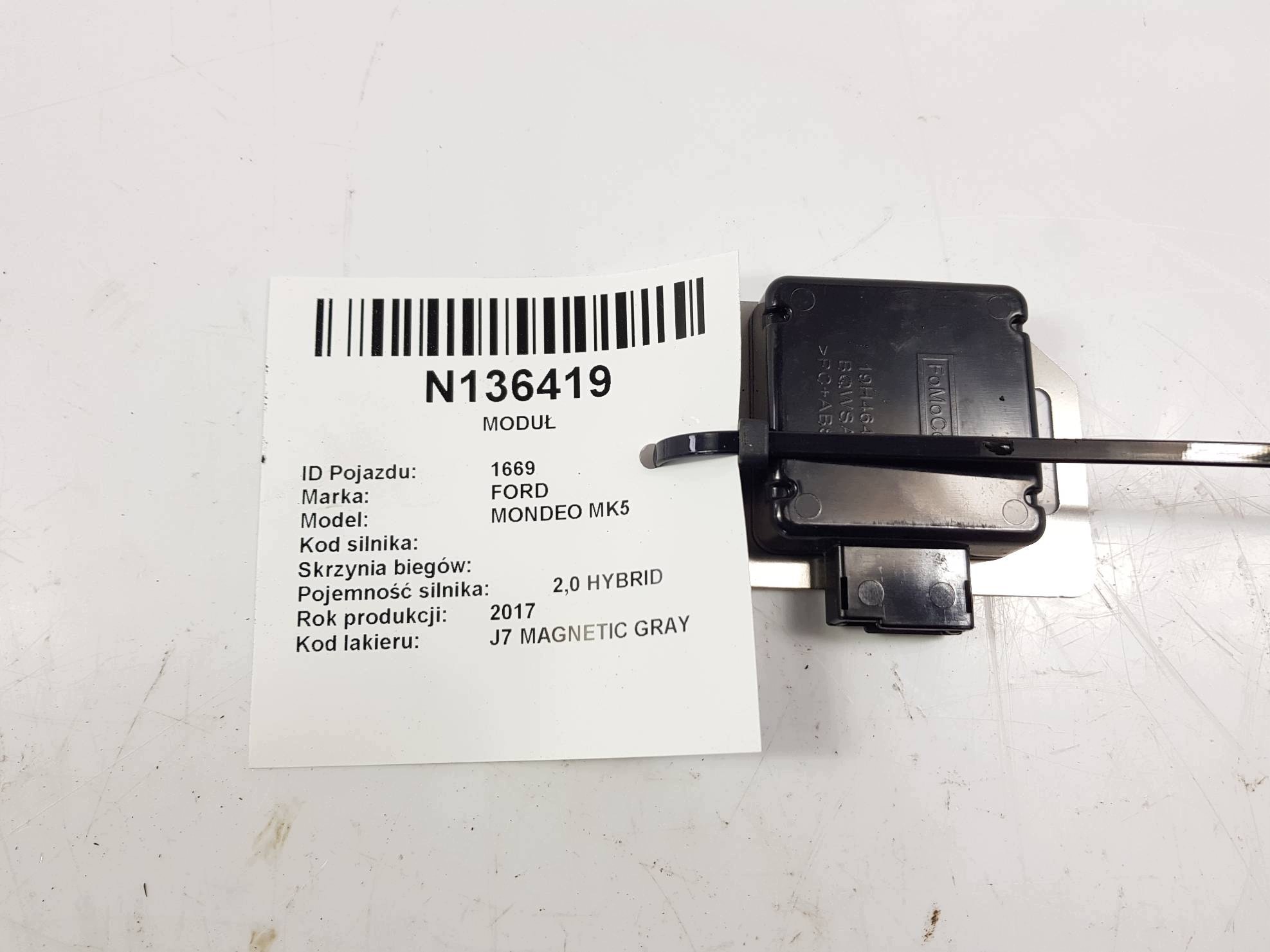 modul DG9T-19H464-CE FORD MONDEO MK5 TITANIUM