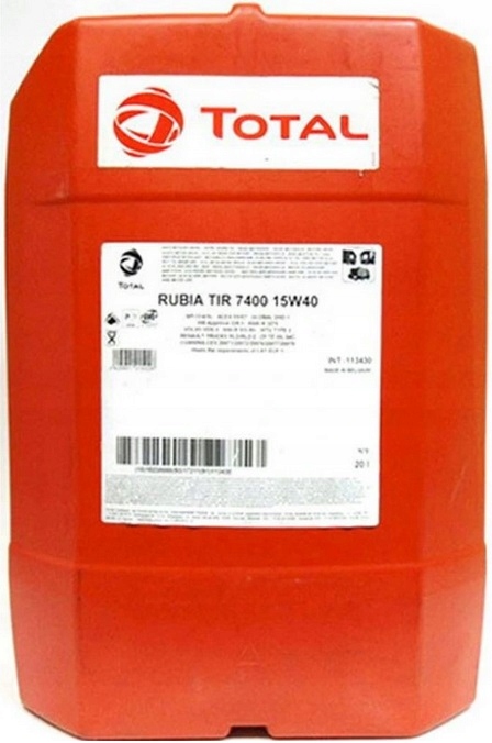 

Olej mineralny Total Rubia Tir 7400 20 l 15W-40