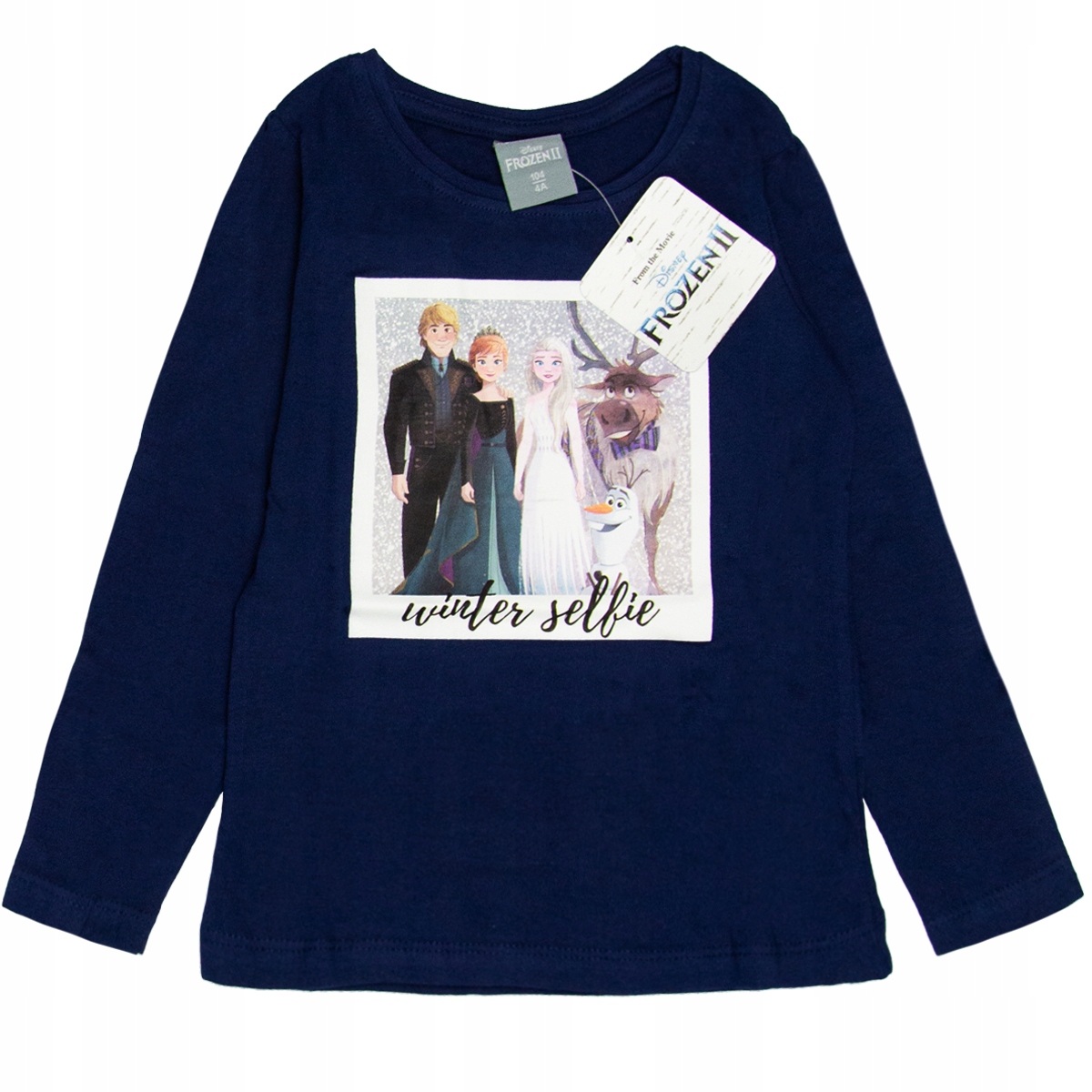 BLUZKA DŁUGI RĘKAW Frozen Kraina Lodu 116