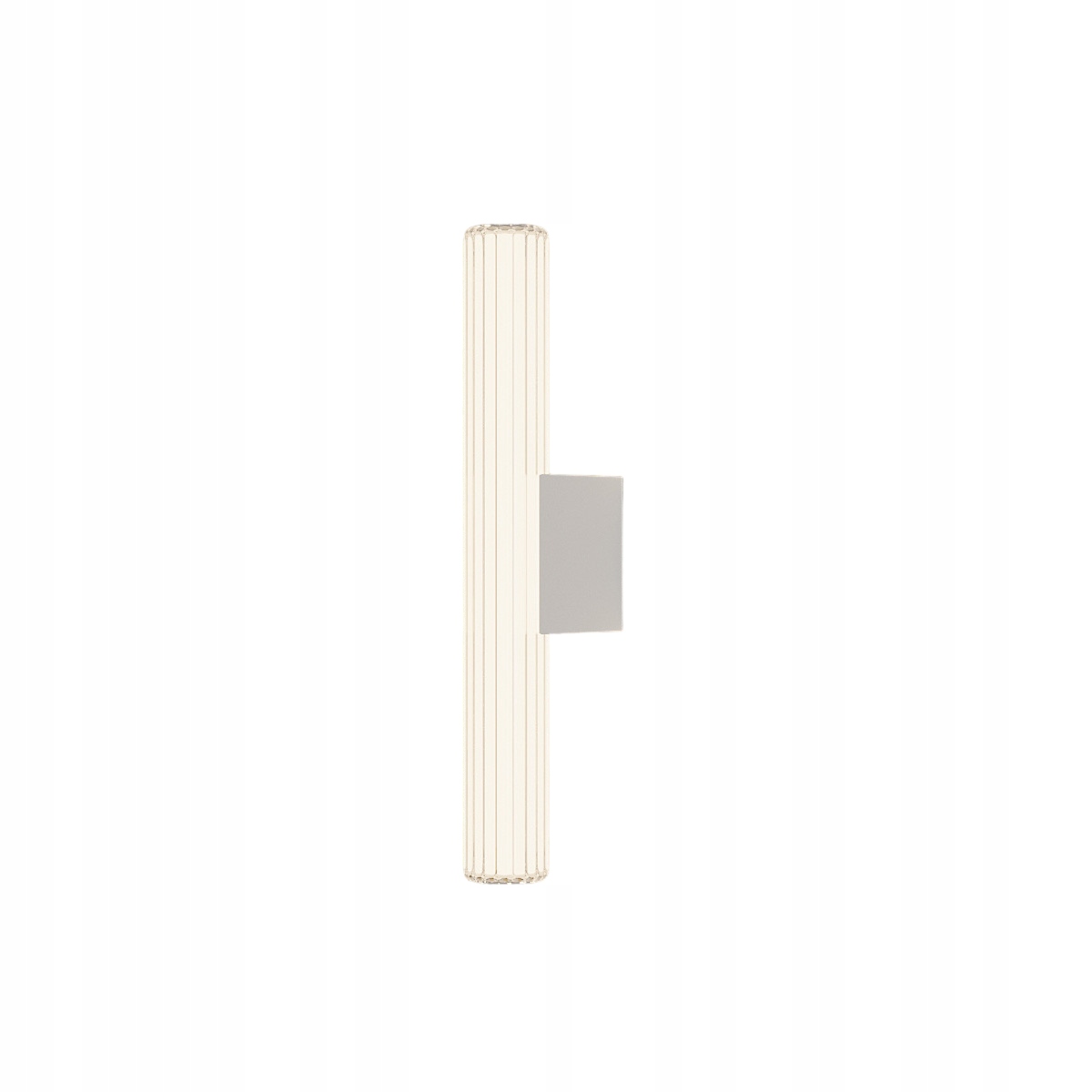 Led nástěnné svítidlo moderní bílá skleněná tuba 45 cm IP44 Light Prestige