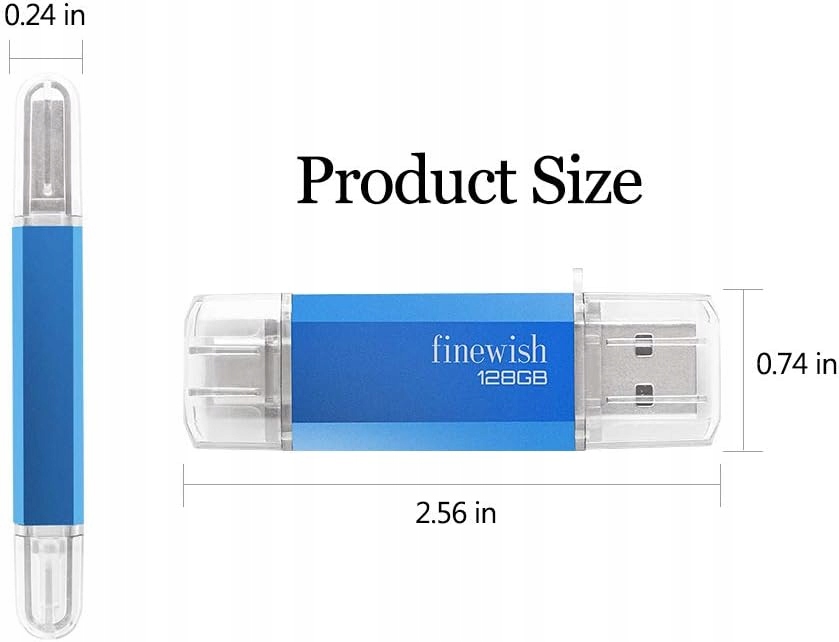 Pendrive Usb-c 2W1 128GB Otg Do Telefonu I Komputera