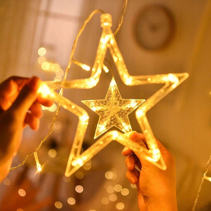 LED ЗВЕЗДА ПОДВЕСНАЯ ДЕВУШКА XXL + ПУЛЬТ ДИСТАНЦИОННОГО УПРАВЛЕНИЯ цвет ламп - белый