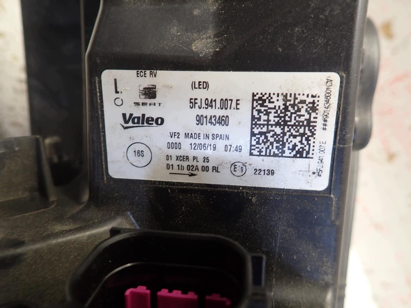light front front left SEAT TARRACO 2018- FULL LED 5FJ941007E