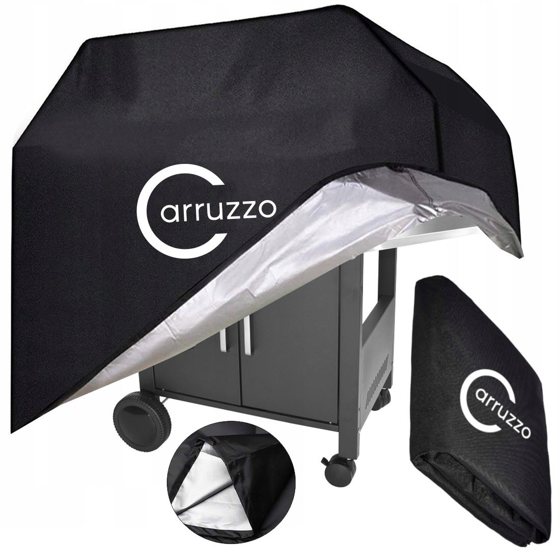 WODOODPORNY POKROWIEC NA GRILL OGRODOWY GAZOWY osłona na GRILLA 145x60x118