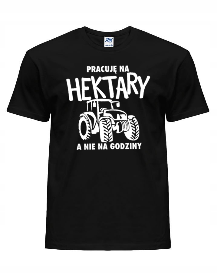 

męska koszulka Dla Rolnika Agro Hektary XXL
