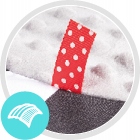 CANPOL MATA SENSORYCZNA DO ZABAWY KONTRASTOWA 3w1 Głębokość produktu 80 cm