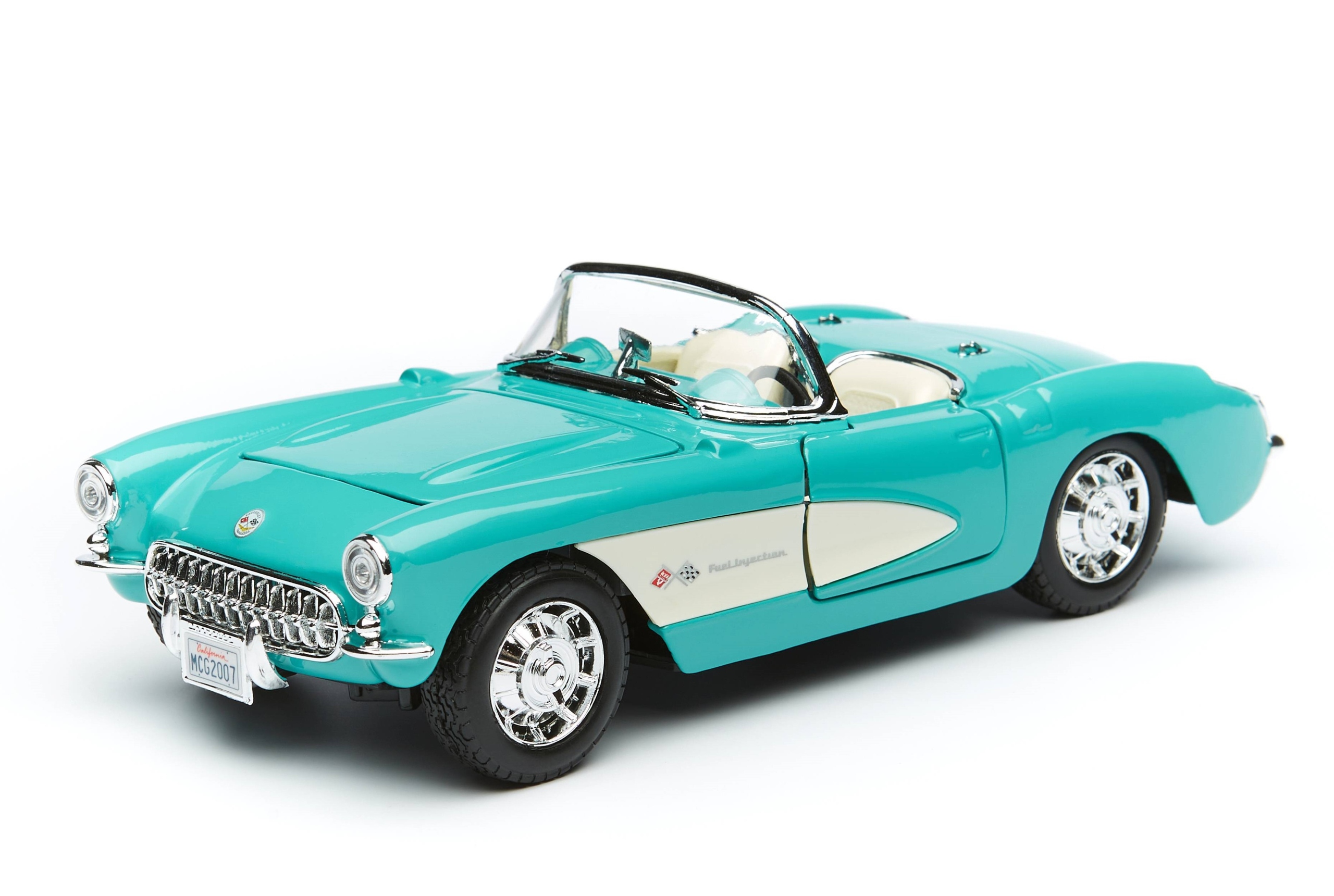 Chevrolet Chevy Corvette C1 1957 Tyrkysová Maisto 1:24 1/24 31275 Model