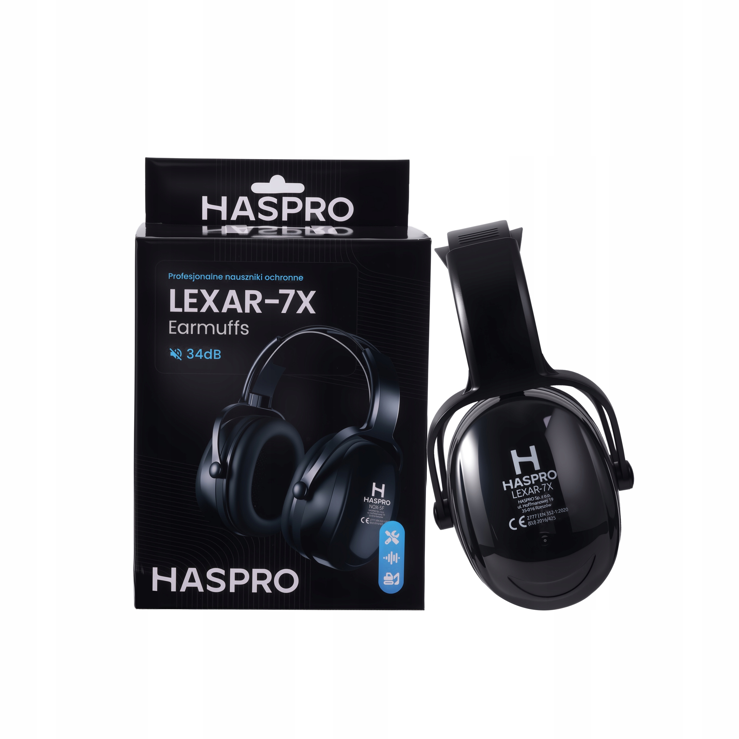 Słuchawki przeciwhałasowe Haspro LEXAR-7X