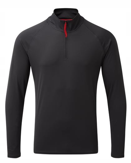 UV009 lekka Koszulka Uv Tec Długi Rękaw Męska Czarna L