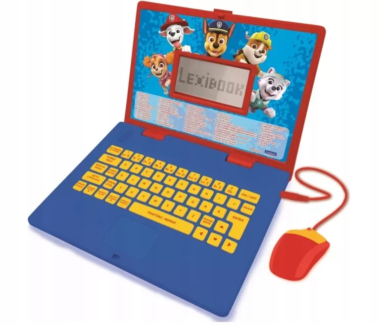 Dwujęzyczny Laptop Edukacyjny Lexibook Psi Patrol Pol/ang