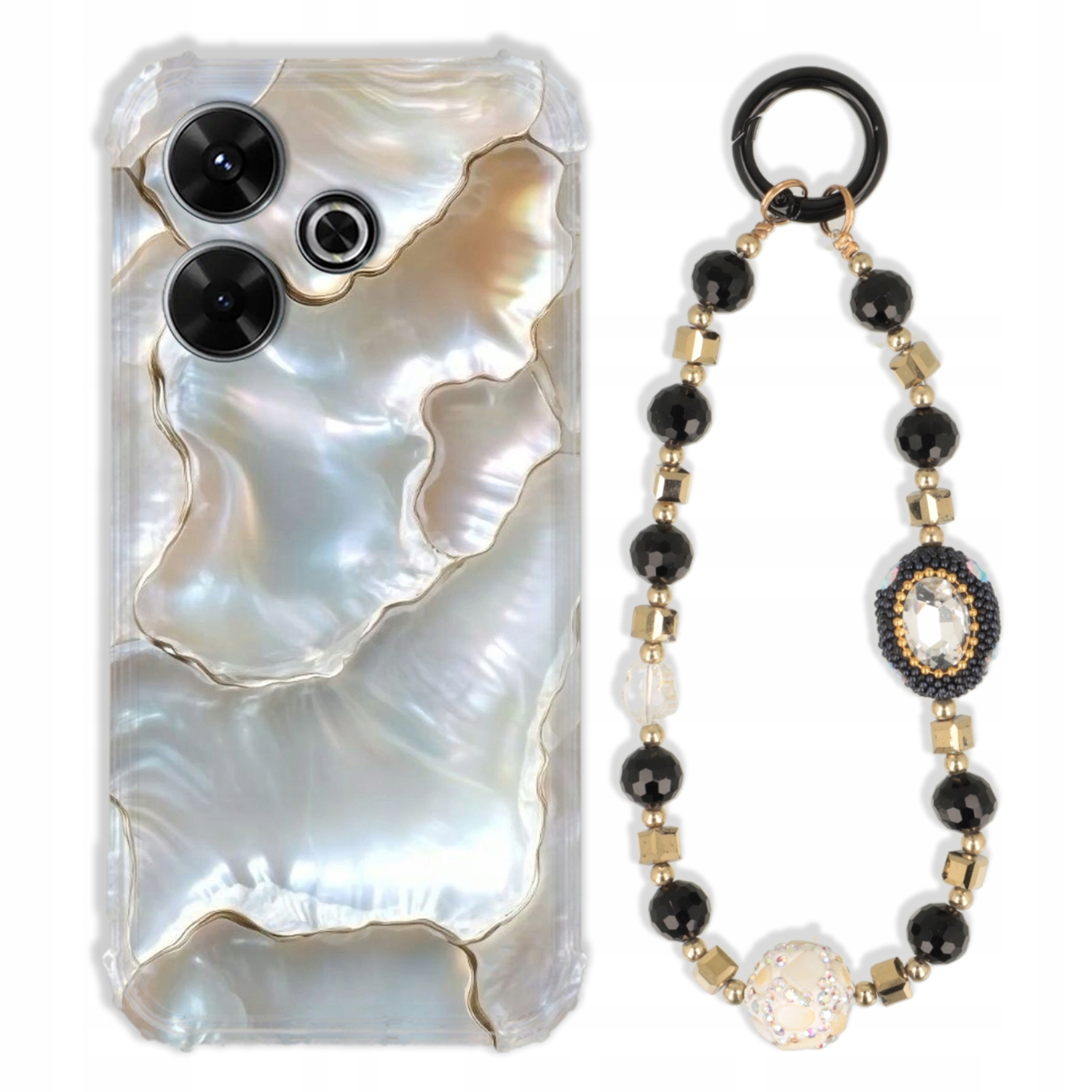 Pouzdro Pro Xiaomi Redmi 13 5G Antishock Zirkony Černozlaté|pevné|pevné