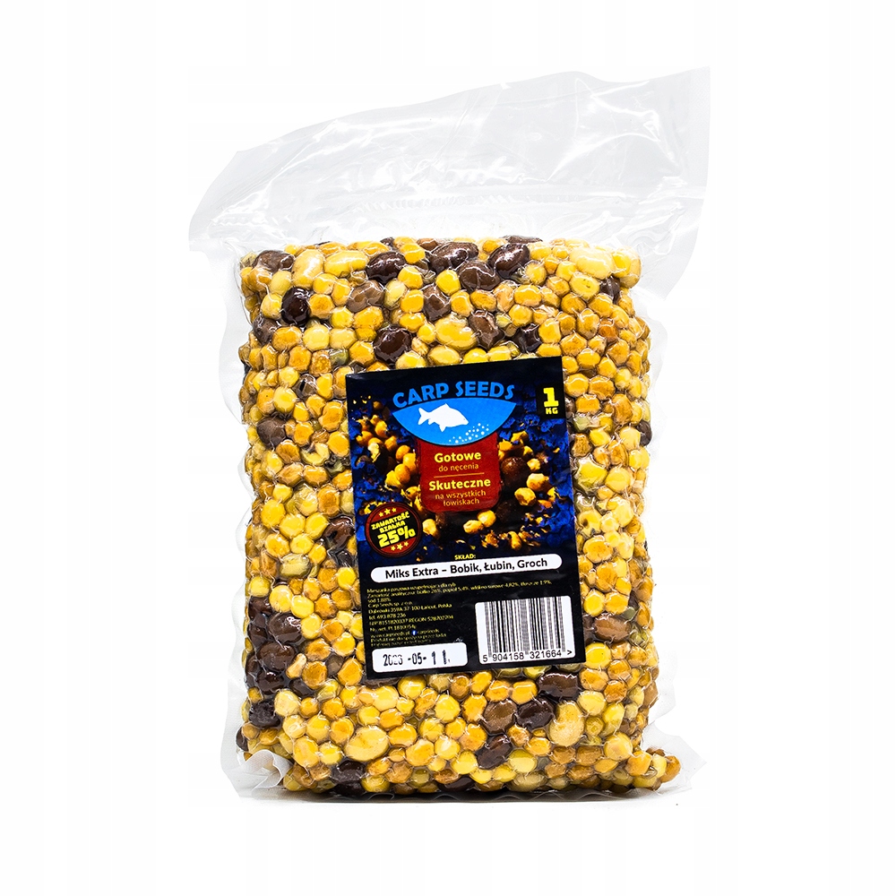 Carp Seeds Miks Extra 1kg bobik łubin groch