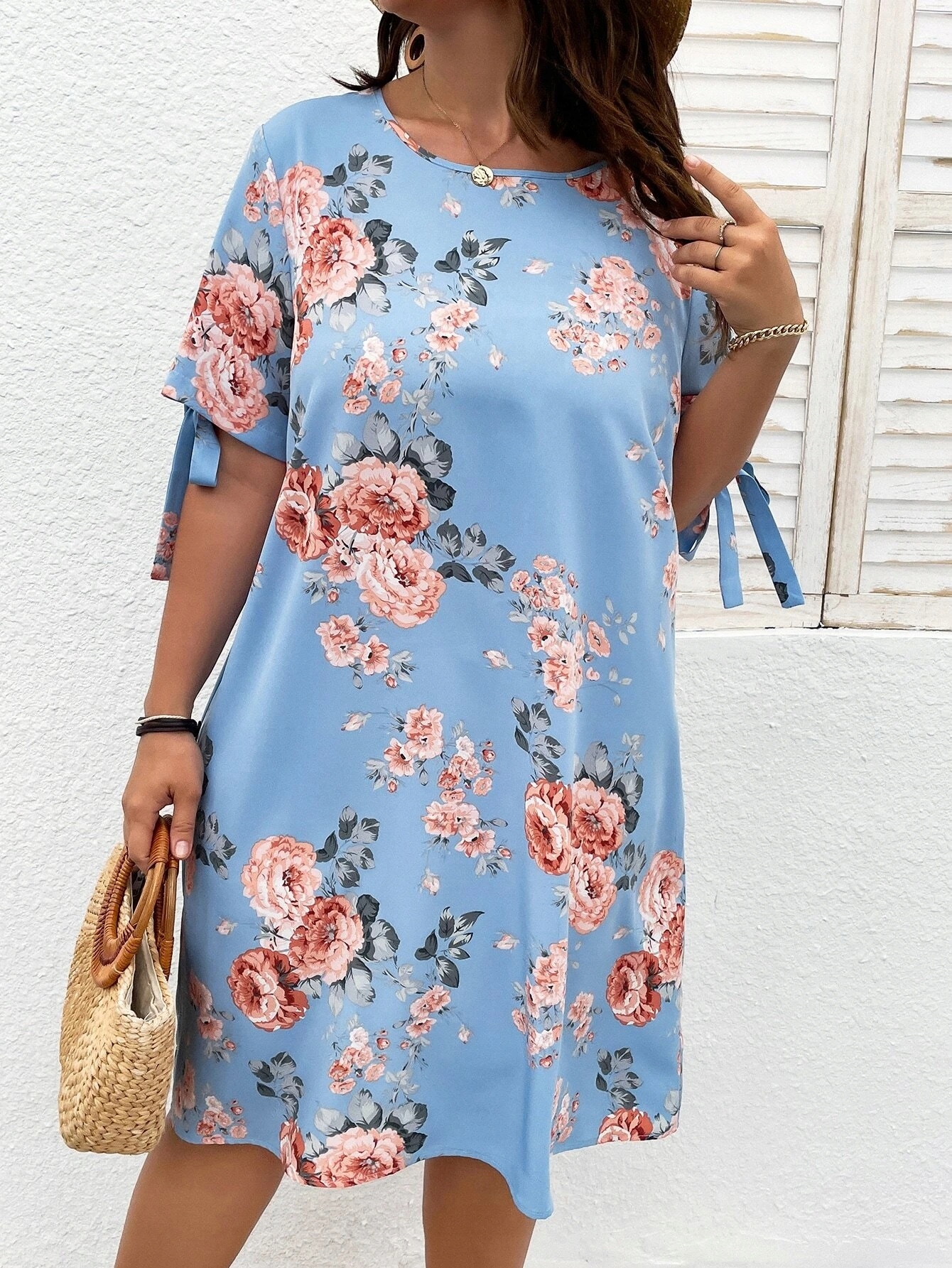 

Linia Plus Size Julia 5 trapez Blue 46 48 50 52 54