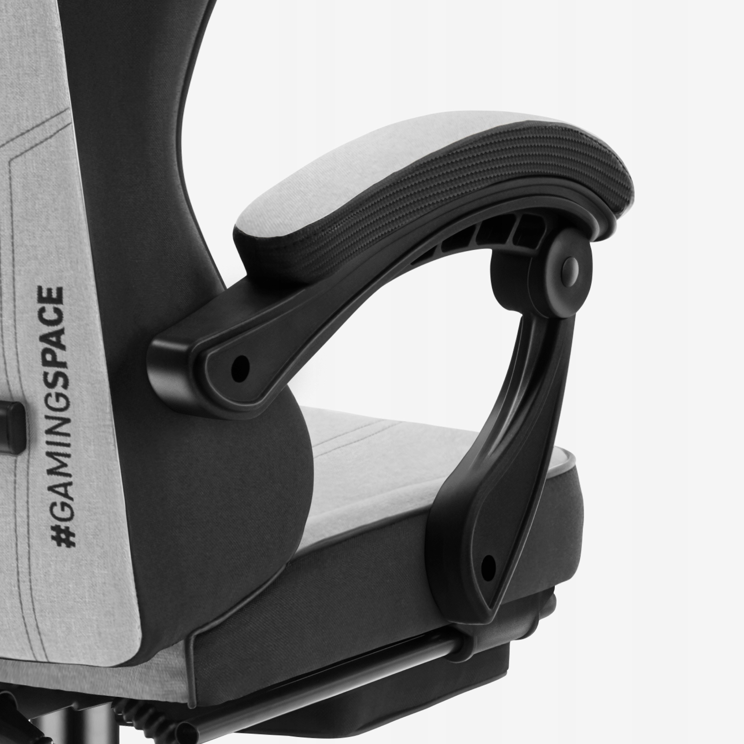 ПОВОРОТНЕ ІГРОВЕ КРІСЛО Huzaro Force 3.7 Grey З ПІДНІЖКОЮ Бренд Huzaro